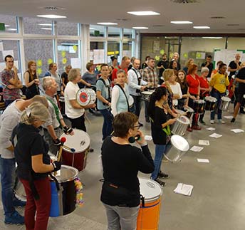 3. Kölner Sambafestival - Workshop Samba Batucada mit Meiko Meissner
